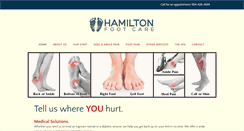 Desktop Screenshot of hamiltonfootcare.com